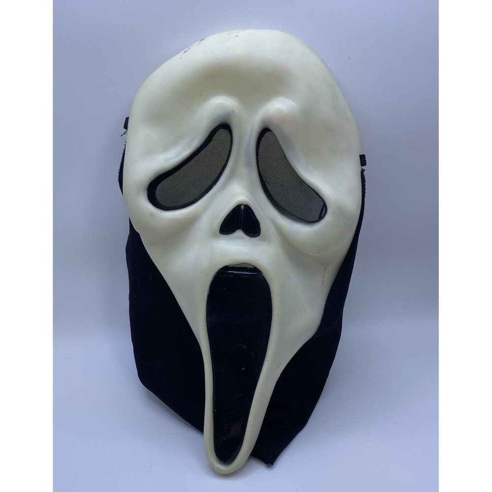 Vintage Ghostface Mask Scream Easter Unlimited Inc. Stamped Chin Horror Rare